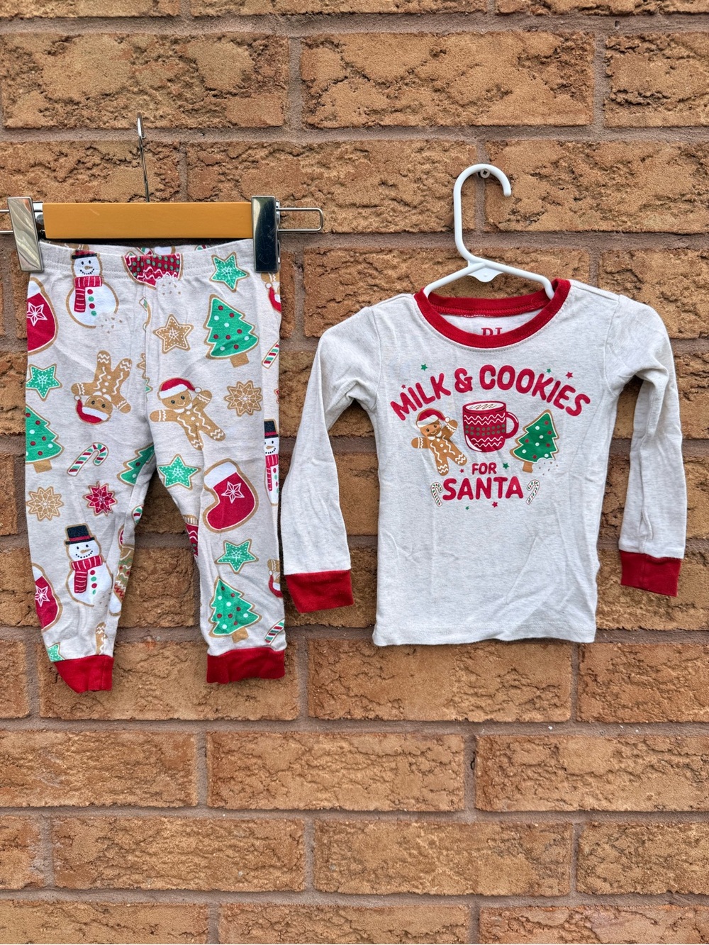 🌿10/$25 • PJ Place Milk & Cookies 2 Piece Cotton PJ Set